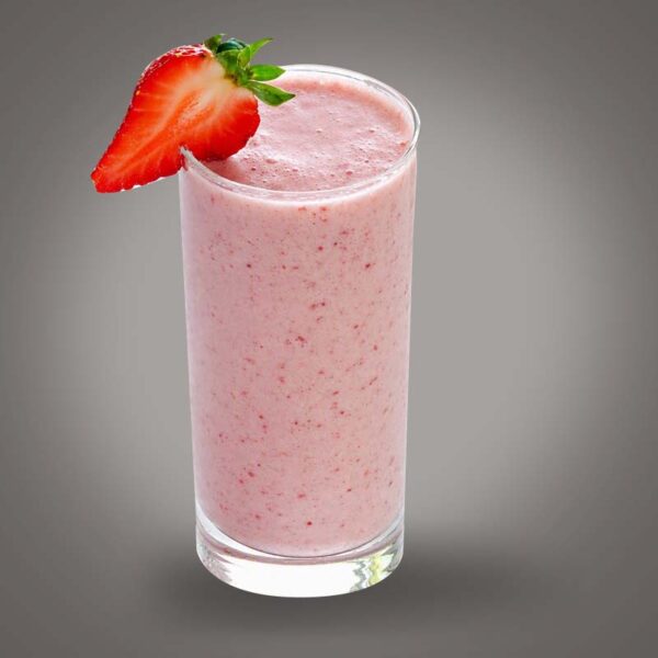 Fresh Strawberry Juice With Laban